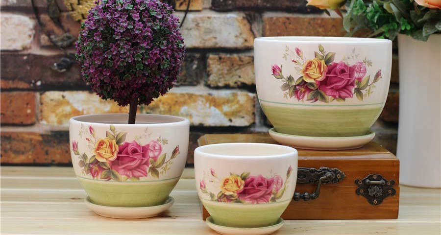 Ceramic Flower Pots Factory