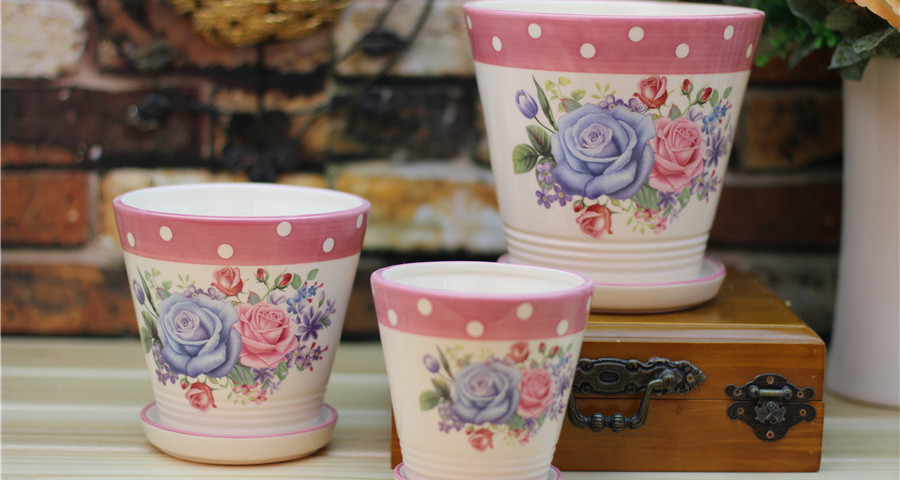 The True Shades Of Real Love Ceramic Flower Pots